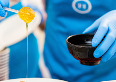 preparazione cibo ricevimento
